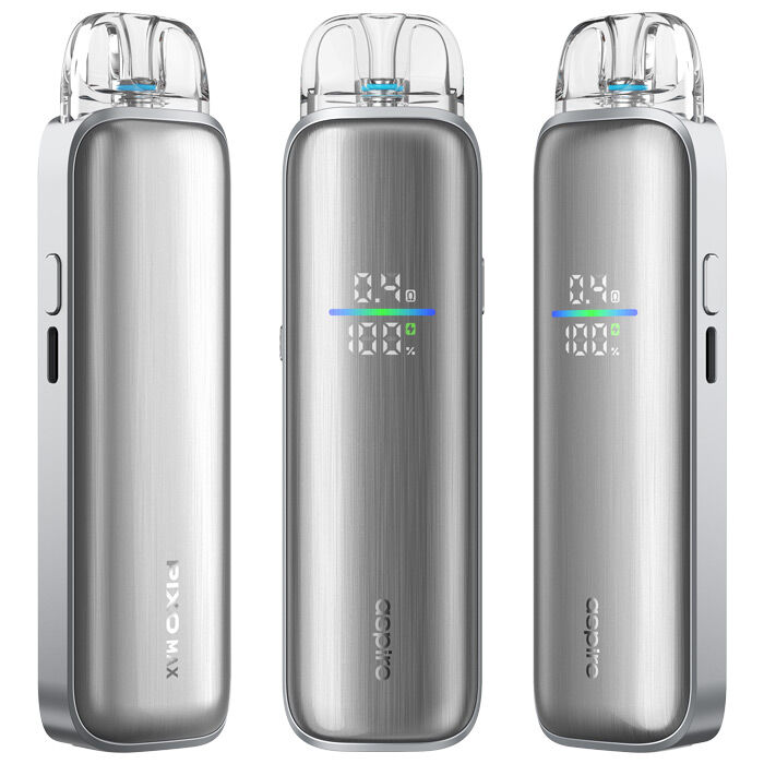 E-Zigaretten Set ASPIRE Pixo Max 2600mAh silber (brushed silver)
