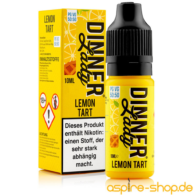 Liquid Dessert 50/50 - Lemon Tart Dinner Lady 10ml