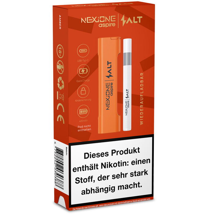 E-Zigaretten Set ASPIRE Nexi One Salt orange