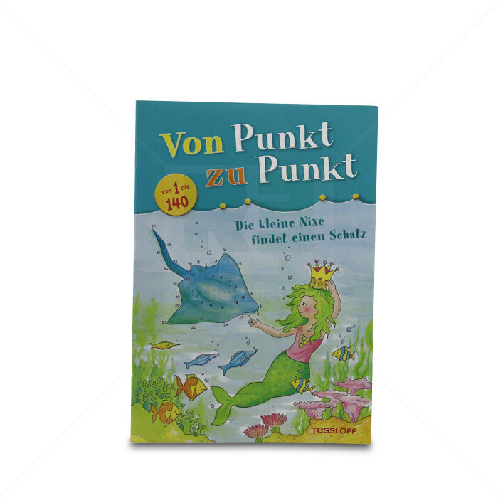 Heft Tessloff Von Punkt zu Punkt  Die kleine Nixe findet einen Schatz