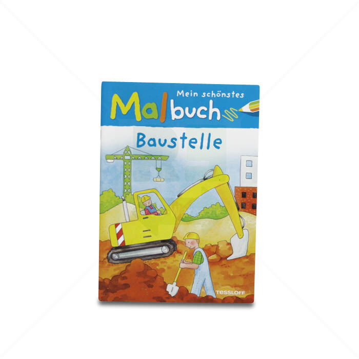 Heft Tessloff Mein schönstes Malbuch Baustelle