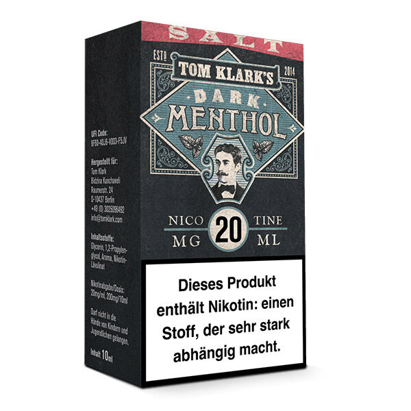 Liquid Nikotinsalz Dark Menthol Tom Klark's 10ml 20mg/ml