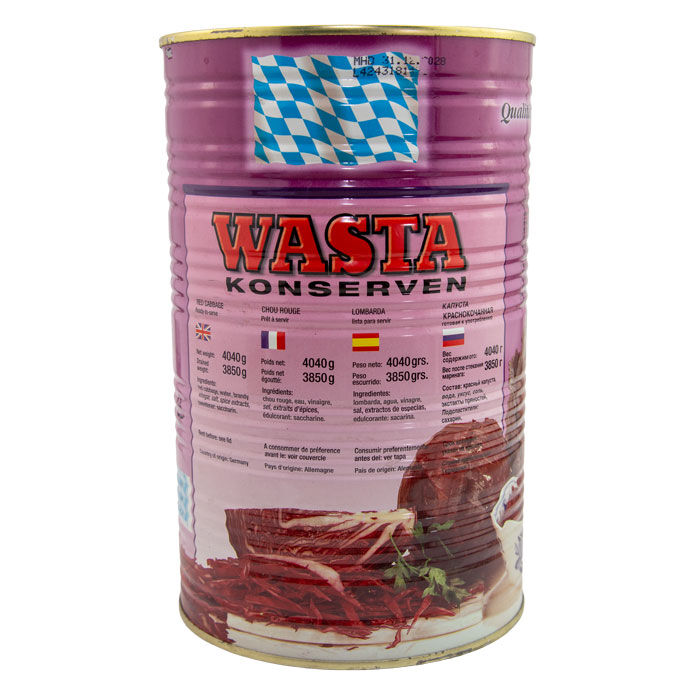 Rotkohl in Dose 5L von WASTA