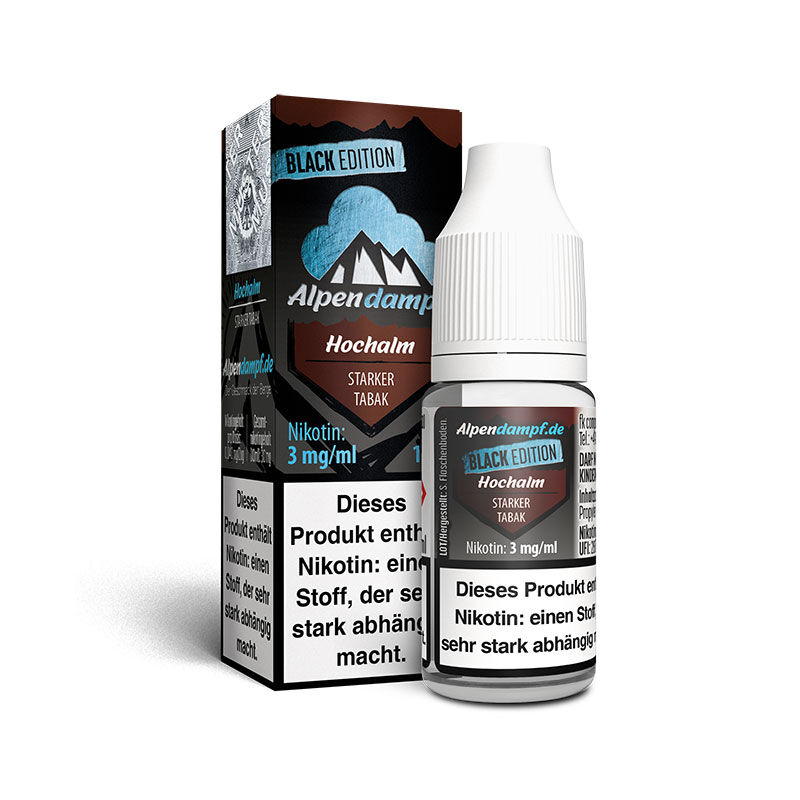 Liquid Black Edition Hochalm Alpendampf 10ml 03 mg/ml (leicht)