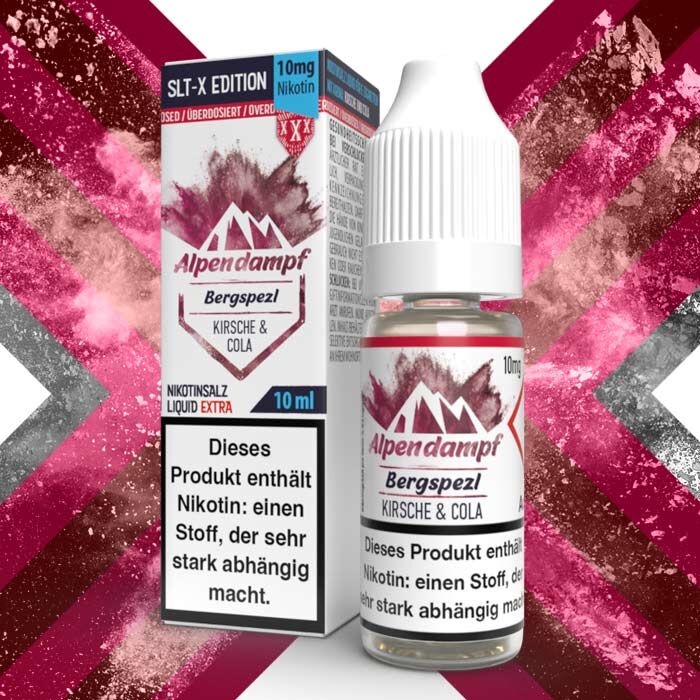 Liquid Nikotinsalz SLT-X Bergspezl Alpendampf 10ml 10mg/ml