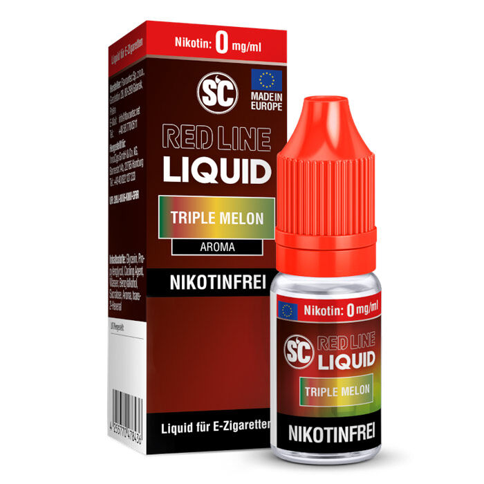 Liquid Nikotinsalz Red Line Triple Melon SC 10ml 00mg/ml (ohne)