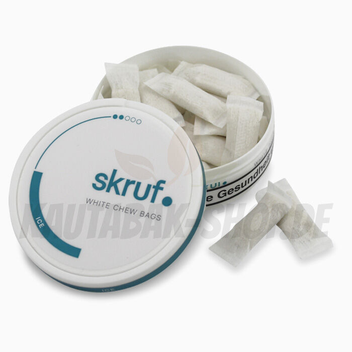 Kautabak skruf. White Chew Bags Ice #2 17g