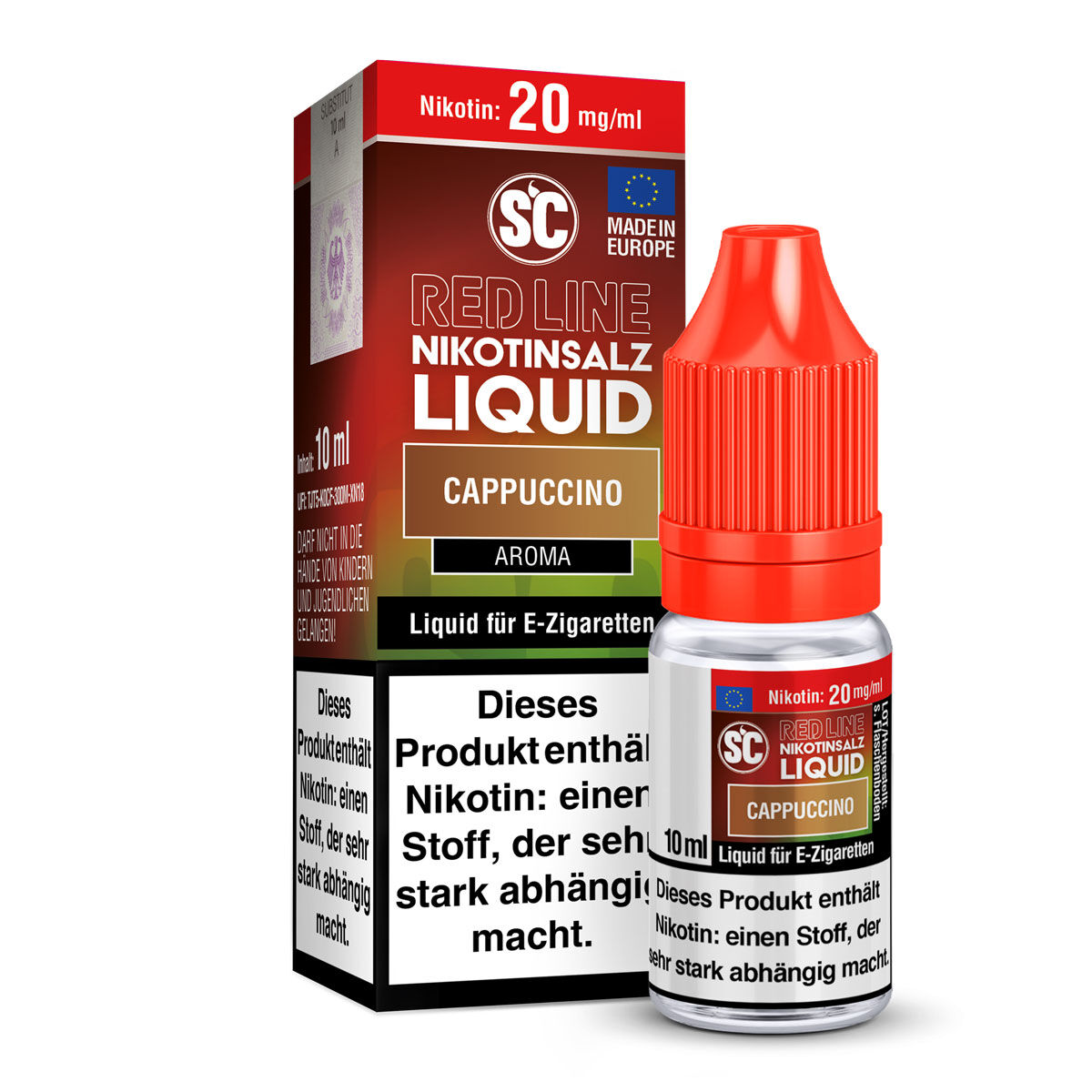 Liquid Nikotinsalz Red Line Cappuccino SC 20 mg/ml – 10 ml