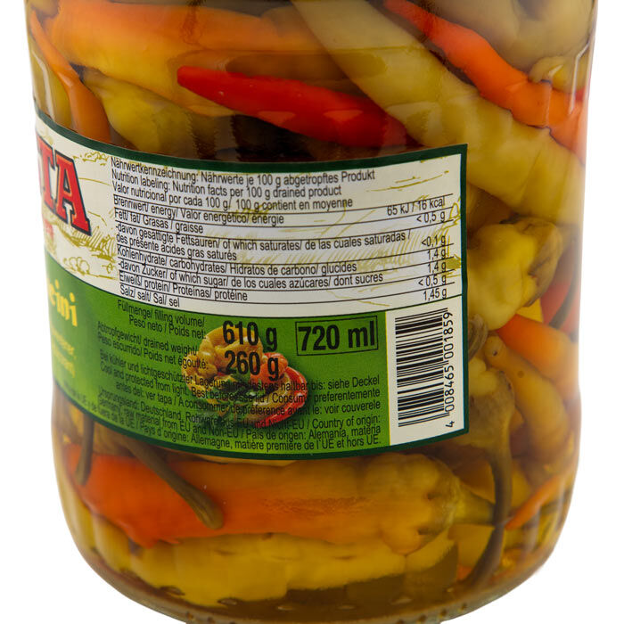 Peperoncini im Glas 720ml von WASTA