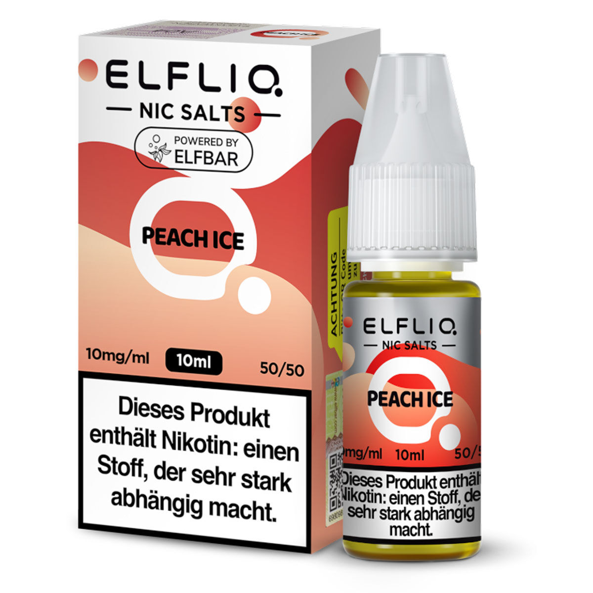 Liquid Nikotinsalz Peach Ice ELFLIQ 10ml 10mg/ml
