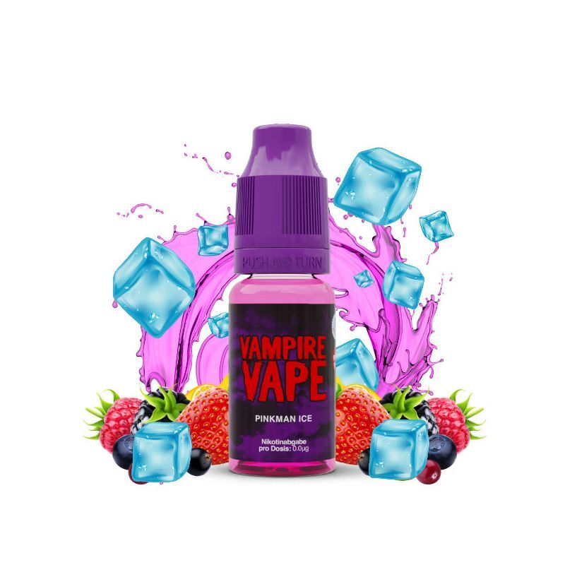 Liquid Pinkman Ice Vampire Vape 10ml für E-Zigarette 12 mg/ml (stark)
