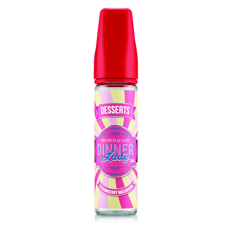 Aroma (Longfill) Strawberry Macaroon Dinner Lady 14ml (60ml Flasche)