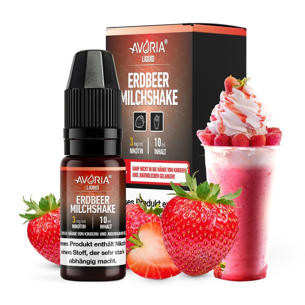 *ABVERKAUF* Liquid Erdbeer-Milchshake Avoria 10ml