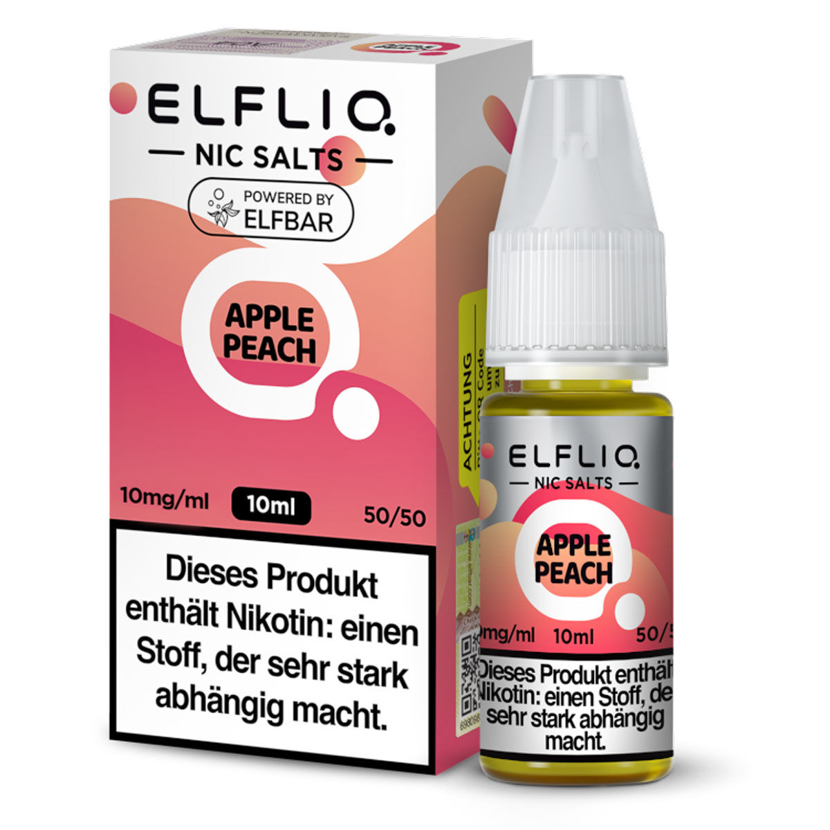 Liquid Nikotinsalz Apple Peach ELFLIQ 10ml 10mg/ml