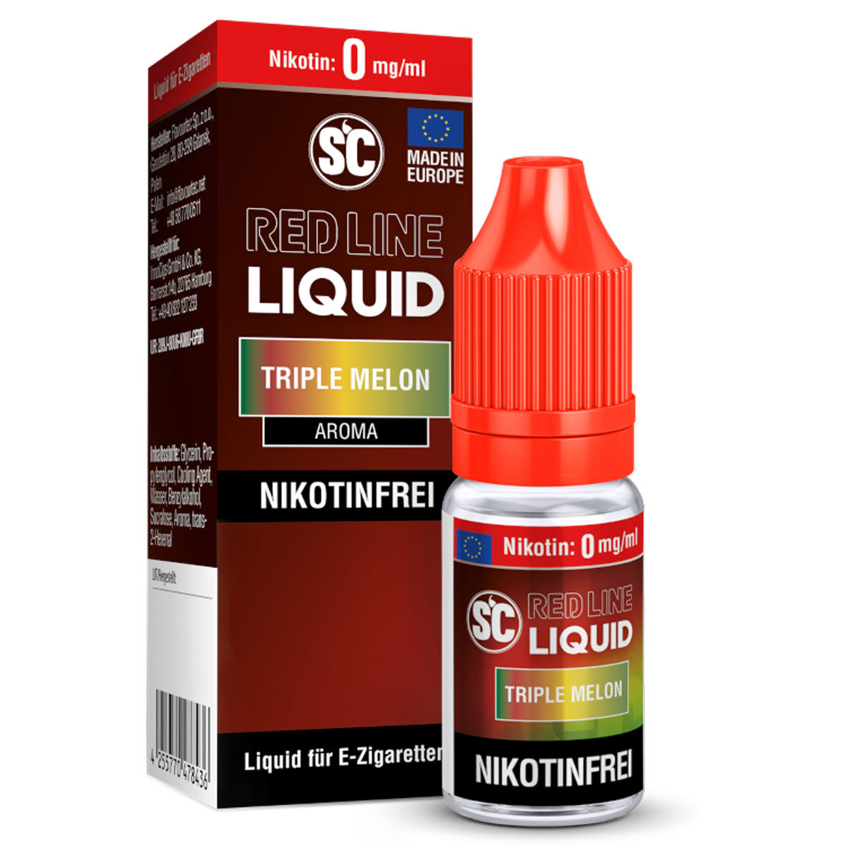 SC Red Line Triple Melon Liquid 10 ml 0 mg/ml