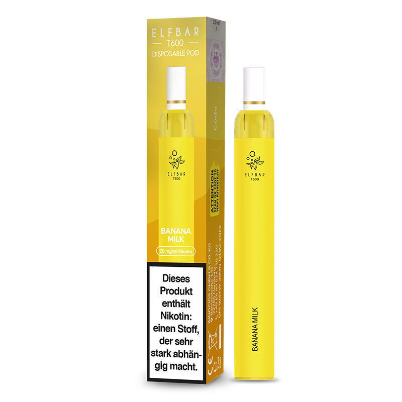 *ABVERKAUF* Einweg E-Zigarette ELFBAR T600 Banana Milk 20mg/ml