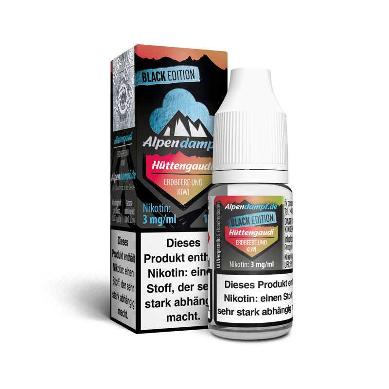 Liquid Black Edition Hüttengaudi Alpendampf 10ml 03 mg/ml (leicht)