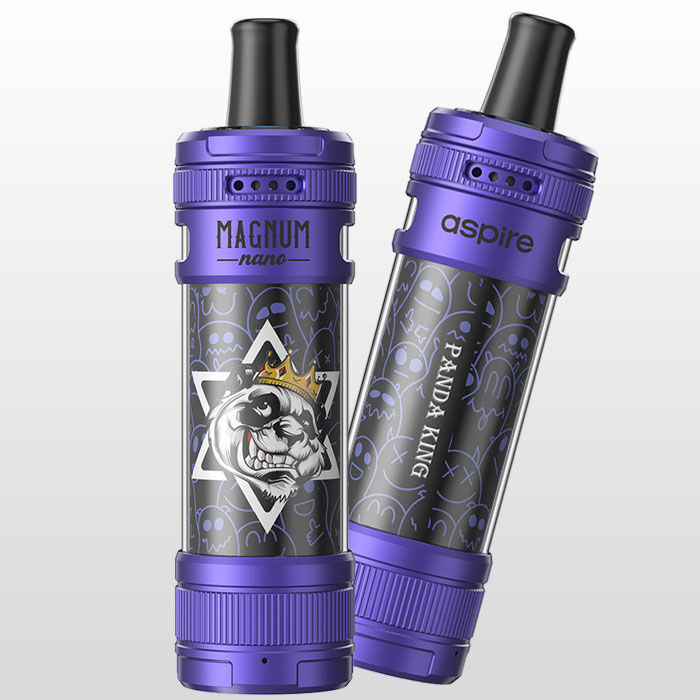 E-Zigaretten Set ASPIRE Magnum Nano 6ml Blau Lila & Panda King