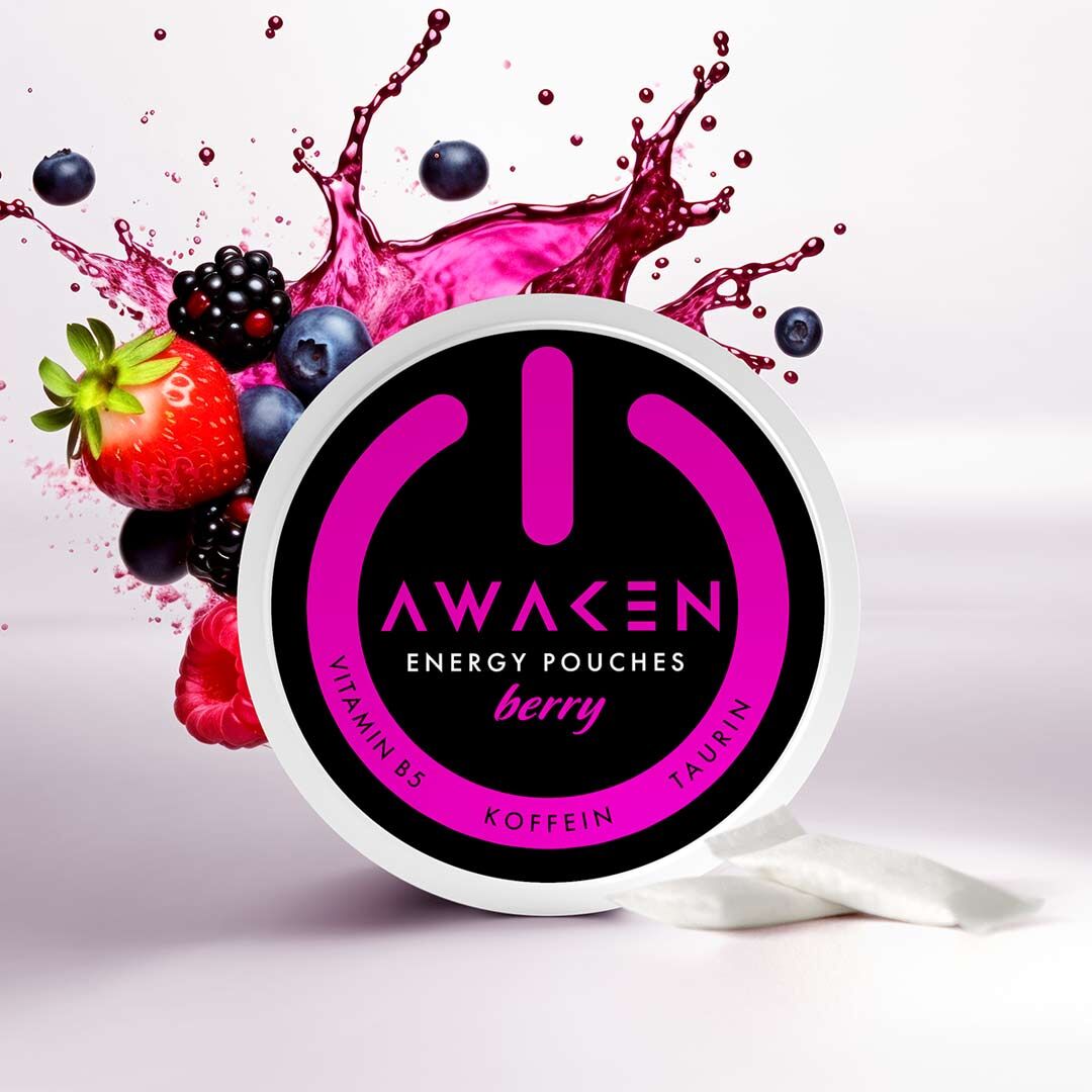 Energy Pouch Awaken Berry 80mg/g 12g Energy Pouch Awaken Berry 80mg/g 12g