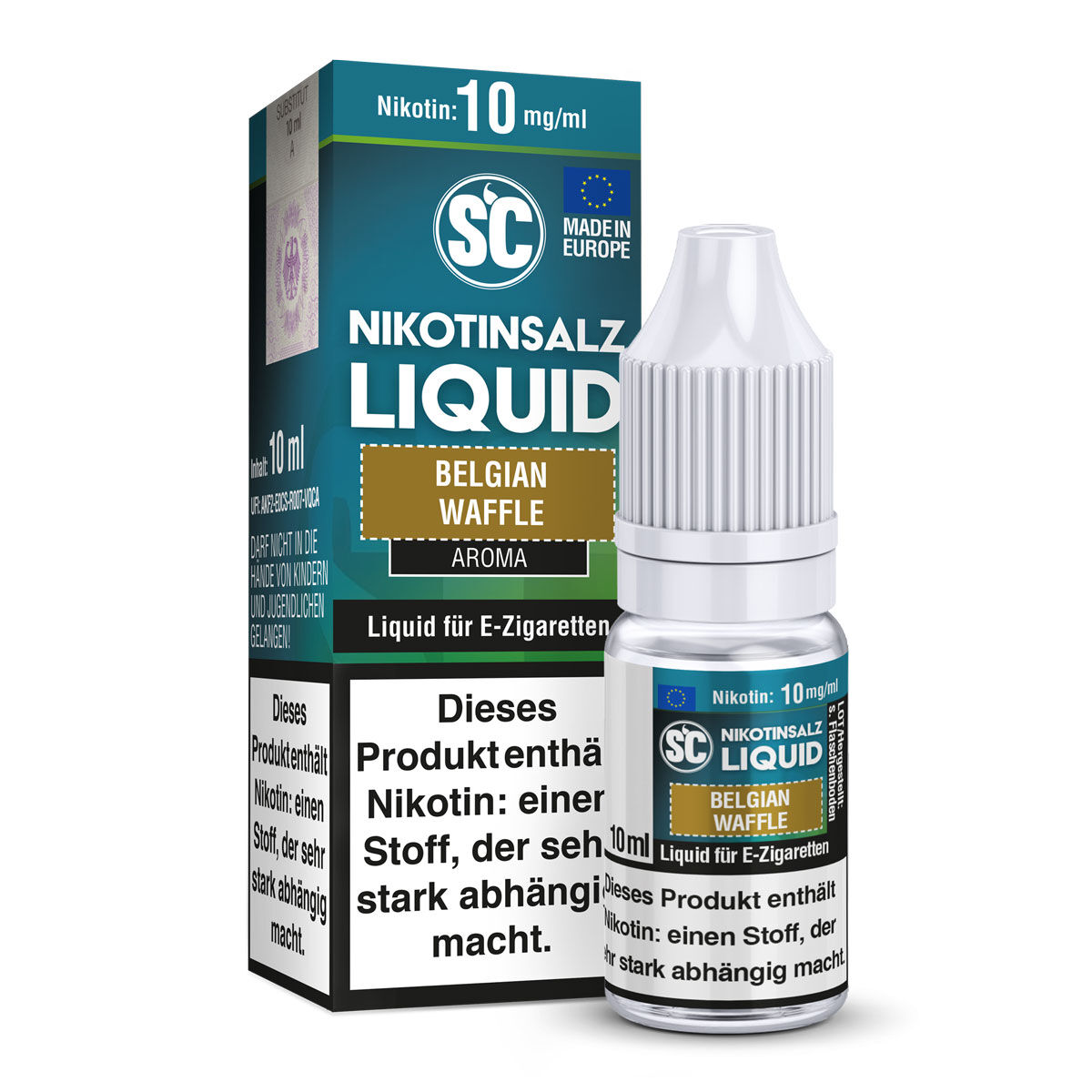 Liquid Nikotinsalz Belgian Waffle SC 10ml 10mg/ml