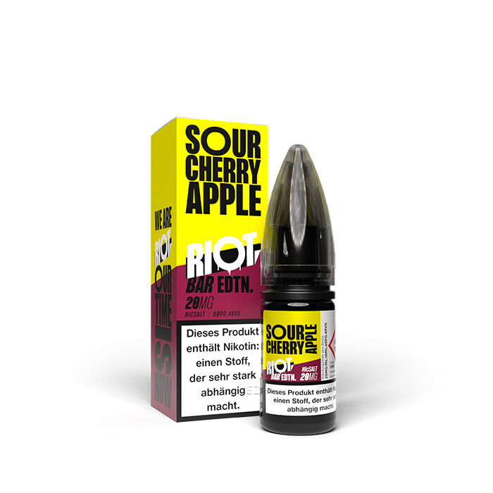 Liquid Nikotinsalz Bar Edition Sour Cherry Apple Riot Squad 10ml 20mg/ml