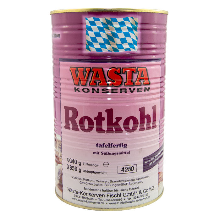 Rotkohl in Dose 5L von WASTA
