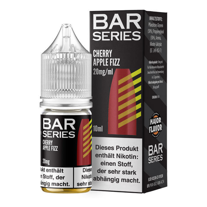 Liquid Nikotinsalz Bar Series - Cherry Fizz Green Apple 10ml 20mgl/ml (stark)