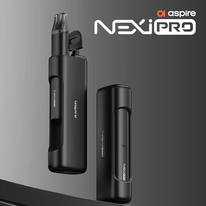 E-Zigaretten Set ASPIRE Nexi Pro Combo 2000mAh schwarz (black)