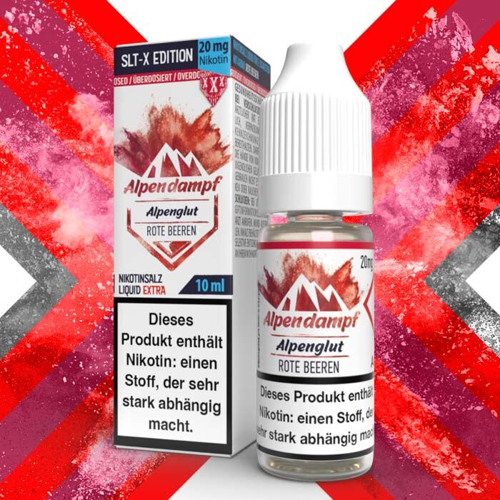 Liquid Nikotinsalz SLT-X Alpenglut Alpendampf 10ml 20mg/ml