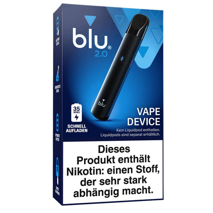 E-Zigaretten Akku blu 2.0 Vape Device schwarz