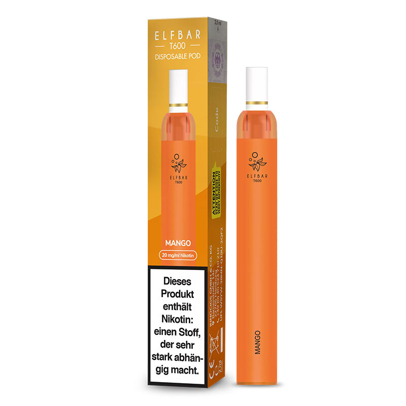 *ABVERKAUF* Einweg E-Zigarette ELFBAR T600 Mango 20mg/ml