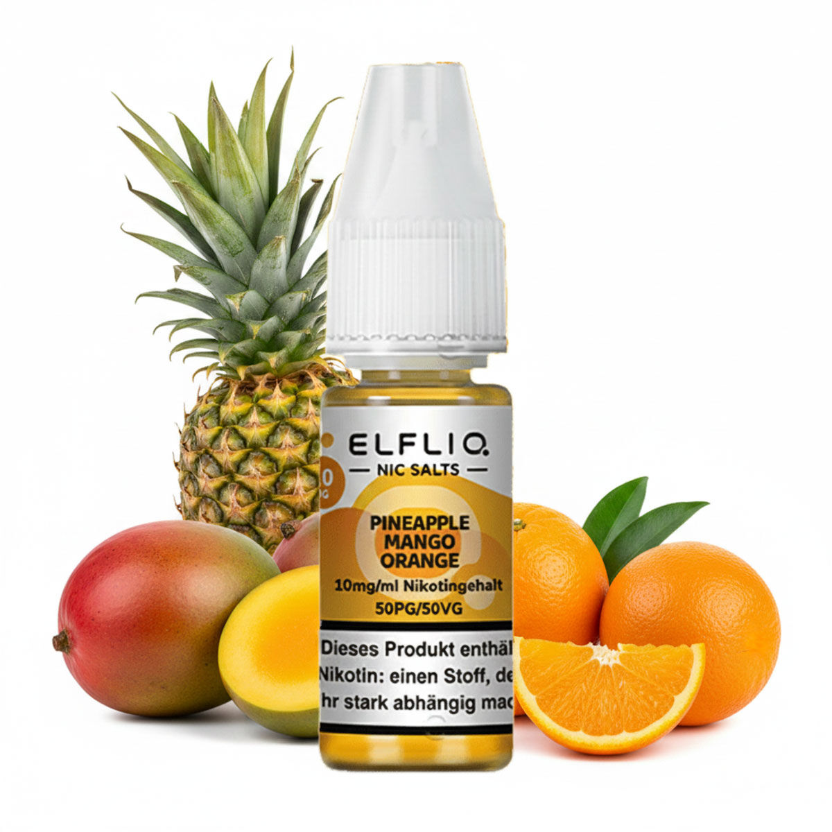 Liquid Nikotinsalz Pineapple Mango Orange ELFLIQ 10ml 10mg/ml