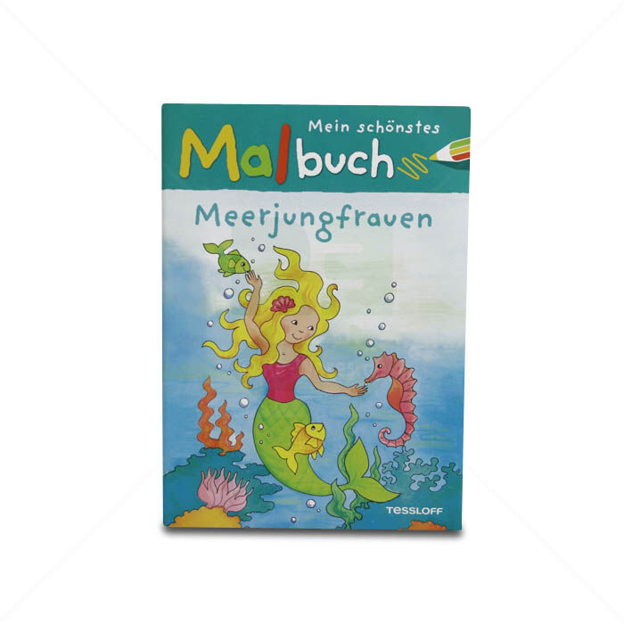 Heft Tessloff Mein schönstes Malbuch Meerjungfrauen