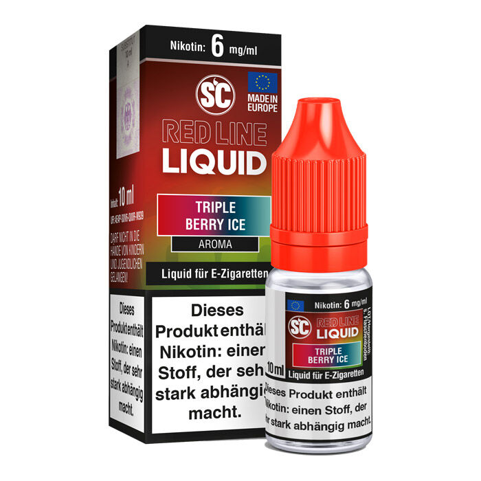 Liquid Red Line Triple Berry Ice SC 10ml 06 mg/ml (mittel)