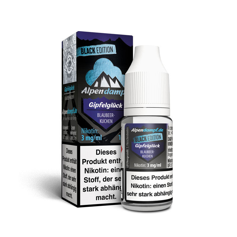 Liquid Black Edition Gipfelglück Alpendampf 10ml 03 mg/ml (leicht)
