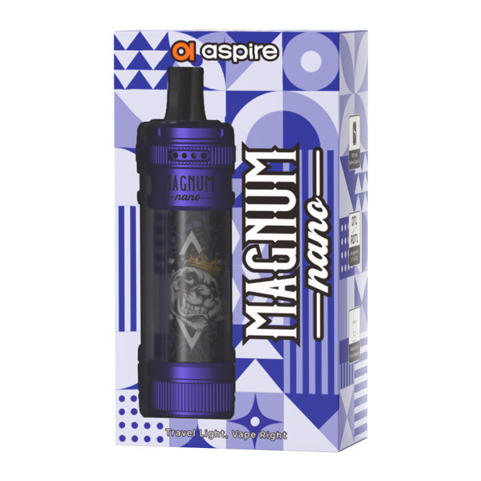 E-Zigaretten Set ASPIRE Magnum Nano 6ml Blau Lila & Panda King