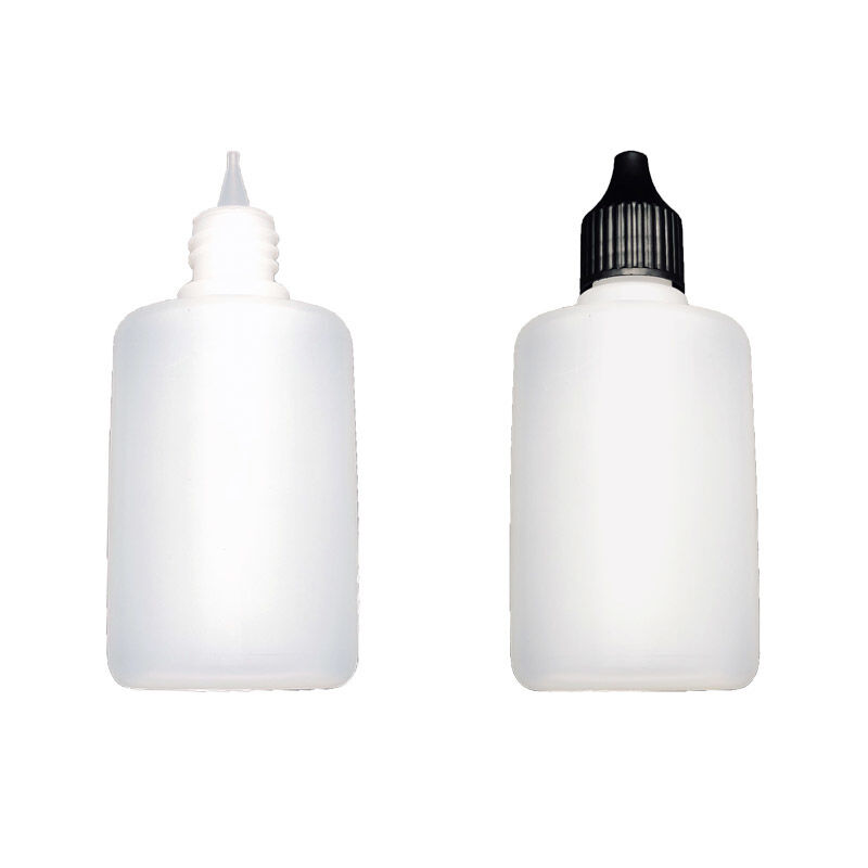 Liquidflasche 100ml HDPE oval mit Deckel