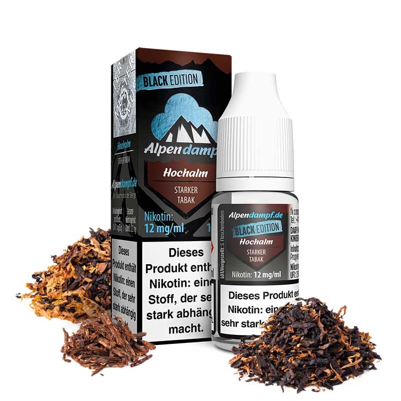 Liquid Black Edition Hochalm Alpendampf 10ml 12 mg/ml (stark)