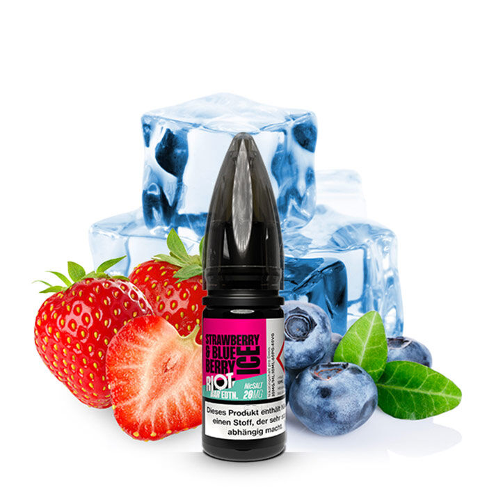 Liquid Nikotinsalz Bar Edition Strawberry Blueberry Ice Riot Squad 10ml 20mg/ml