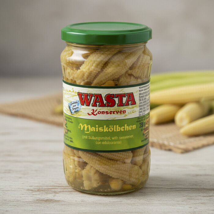 Maiskölbchen im Glas 370ml von WASTA