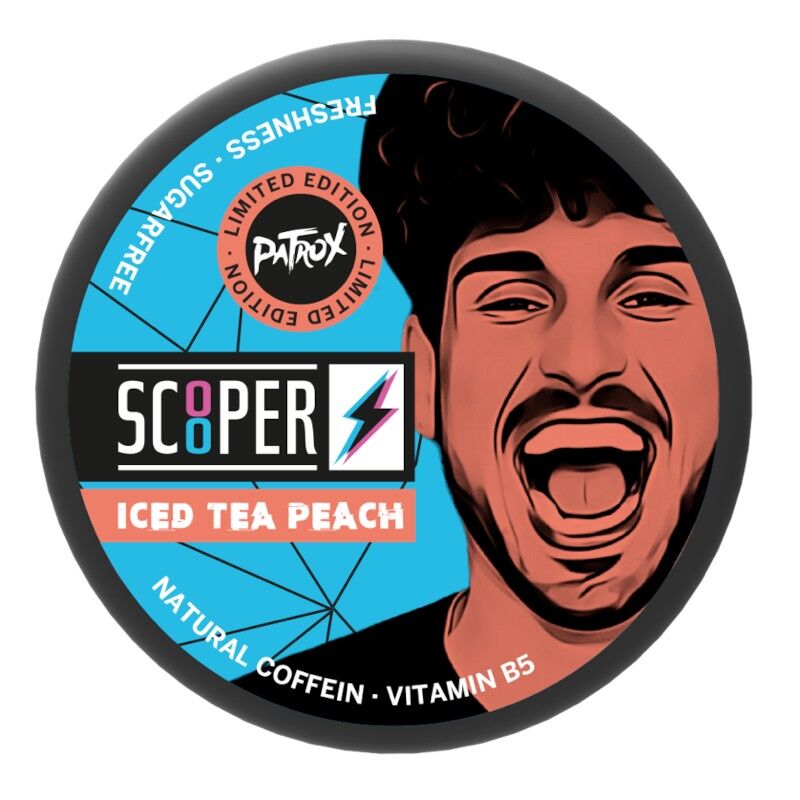 Energy Pouch Scooper Iced Tea Peach 80mg Koffein 7,2g