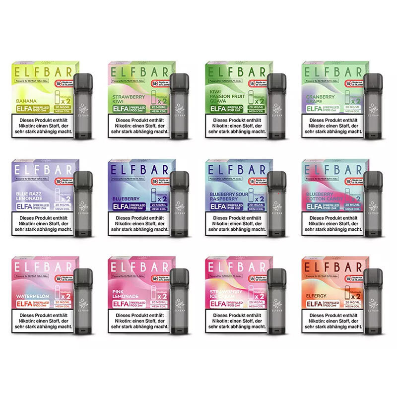 Pod mit Liquid für ELFBAR Elfa 2x2ml
