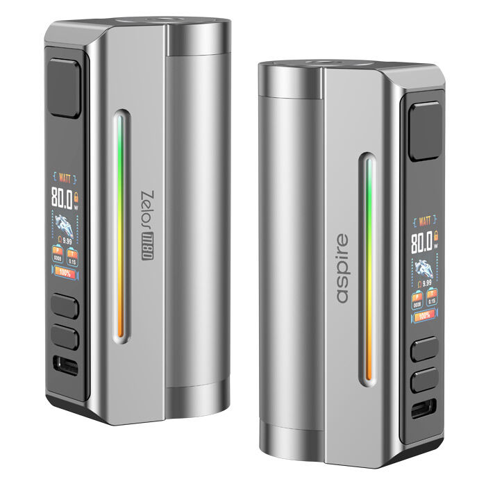 Akkuträger ASPIRE Zelos M80 2600mAh 80W silber