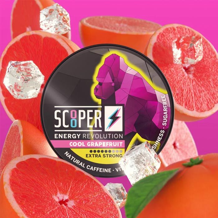 Energy Pouch Scooper Cool Grapefruit 80mg Koffein 7,2g