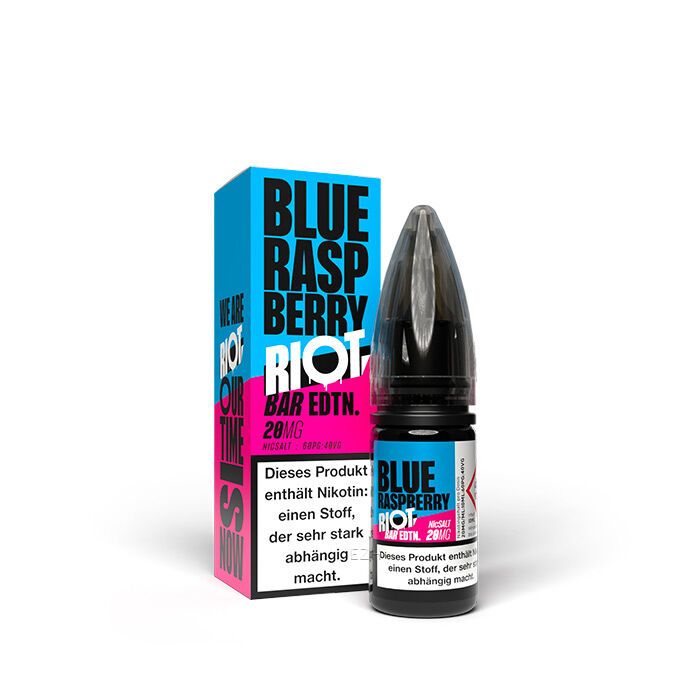 Liquid Nikotinsalz Bar Edition Blue Raspberry Riot Squad 10ml 20mg/ml