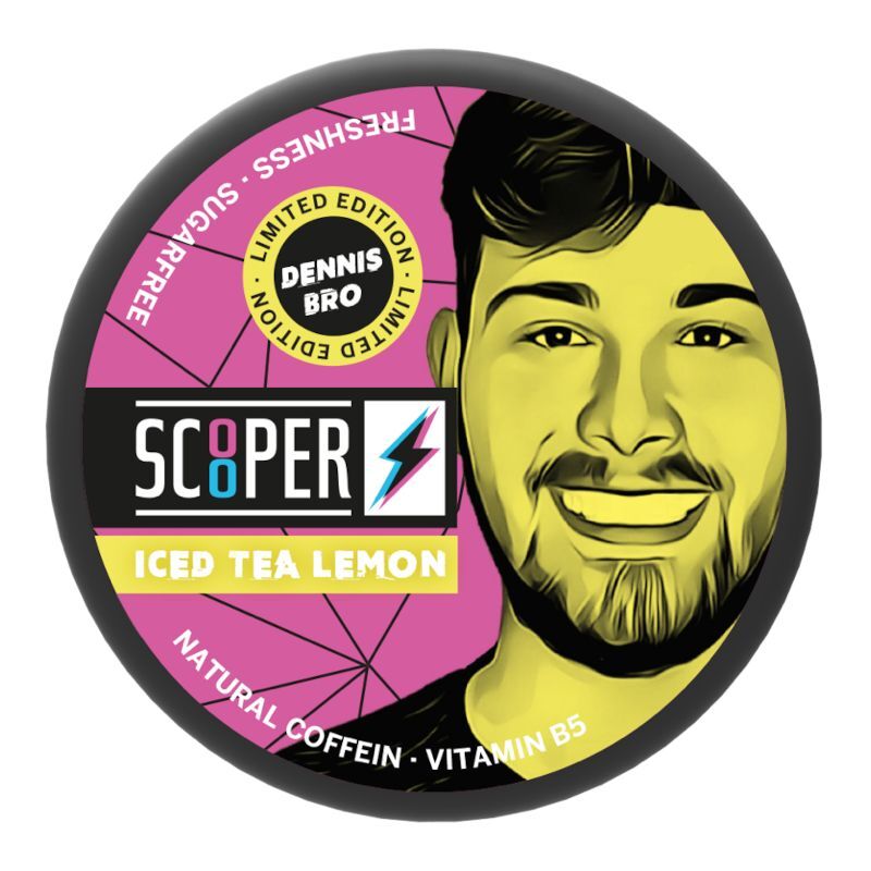 Energy Pouch Scooper Iced Tea Lemon 80mg Koffein 7,2g