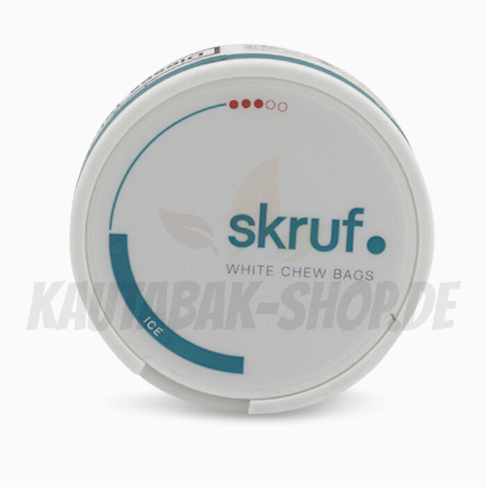 Kautabak skruf. White Chew Bags Ice #3 17g
