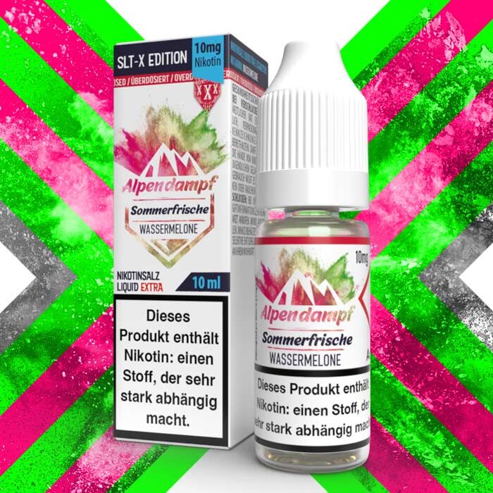 Liquid Nikotinsalz SLT-X Sommerfrische Alpendampf 10ml 10mg/ml