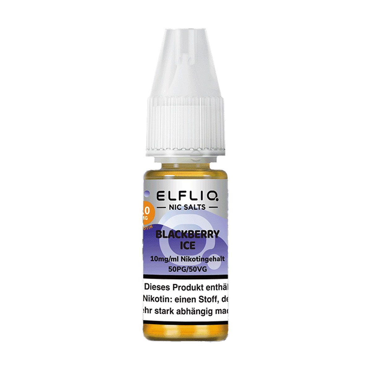 Liquid Nikotinsalz Blackberry Ice ELFLIQ 10ml 10mg/ml (mittel)