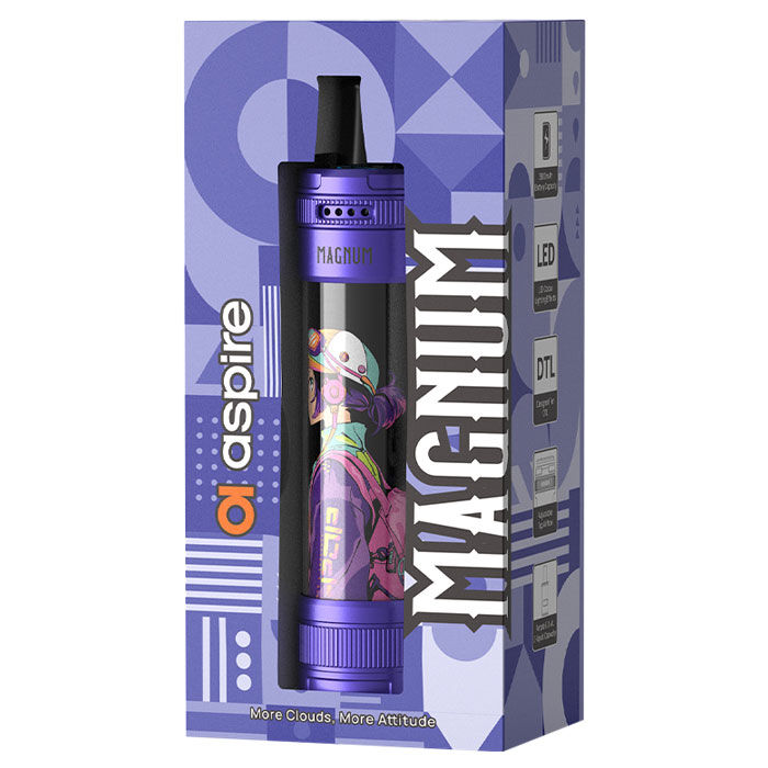 E-Zigaretten Set ASPIRE Magnum 6ml Blau-Violett & Cyber Lilly